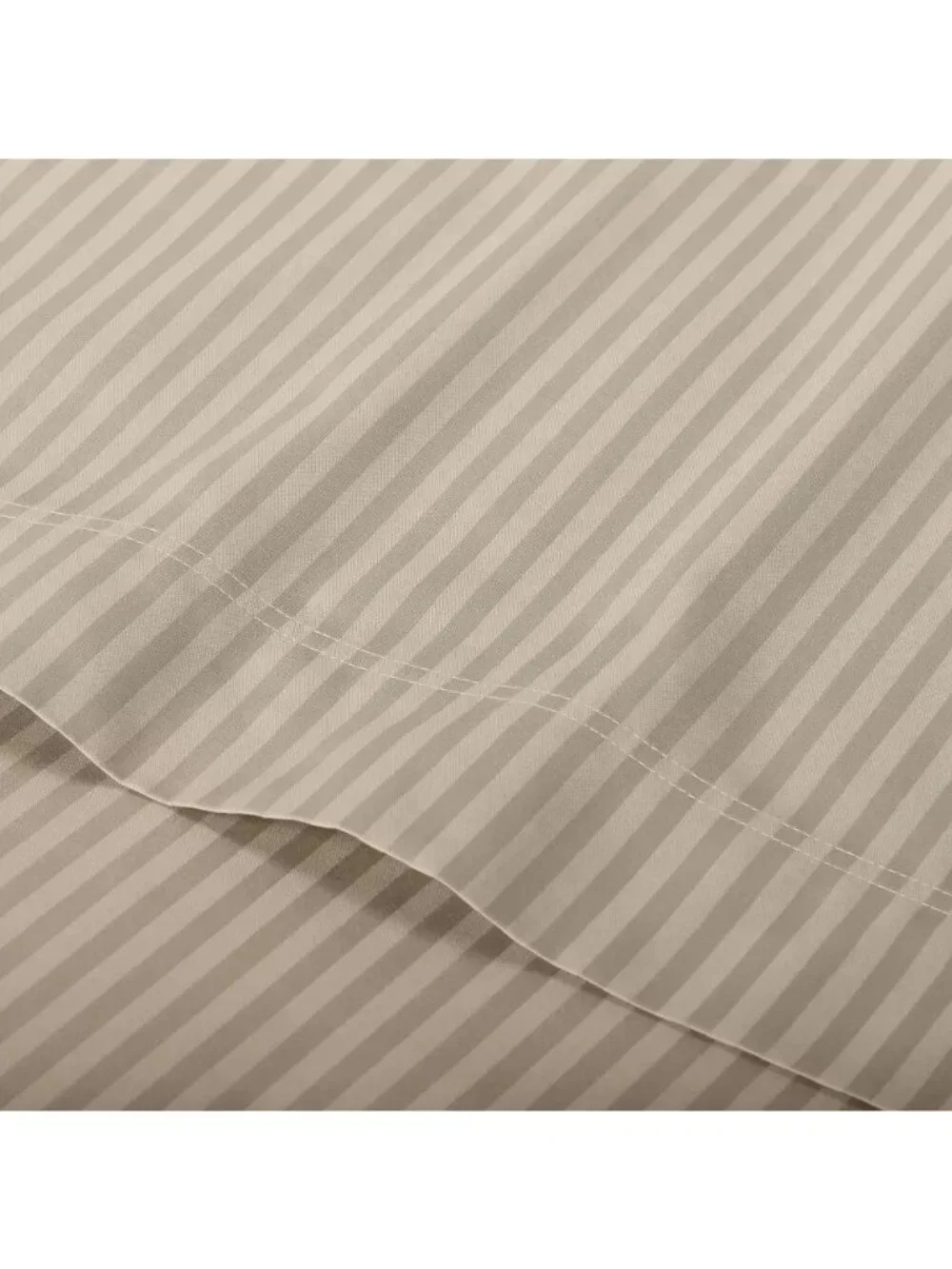 Threshold Twin XL Size 100% Sateen Cotton Damask Birch Gray 4 Piece Sheet Set
